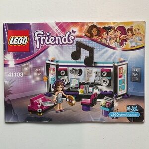 LEGO Friends Music Studio Set with Purple and Pink